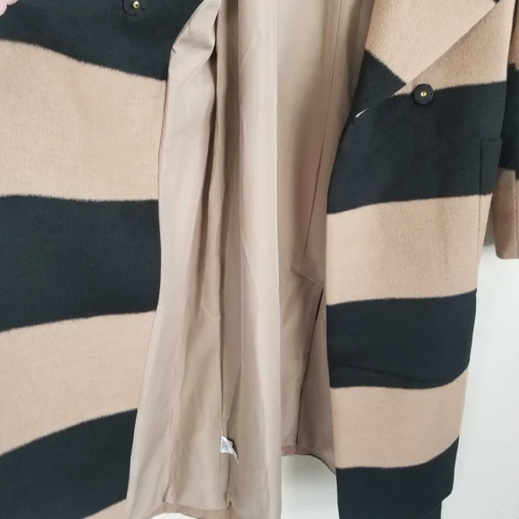 Ann Taylor Wool Blend Shawl Collar Belted Coat Small NWT - Picture 9 of 9